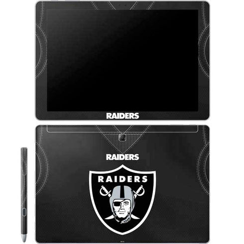 NFL Las Vegas Raiders Team Jersey Galaxy Book 12in Skin